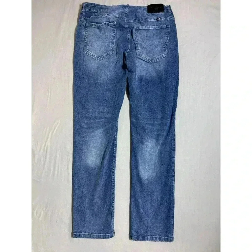 English Laundry Jeans (34x30 actual) Tag 38x32 Sutton Slim Straight Stretch Flex - Picture 2 of 8